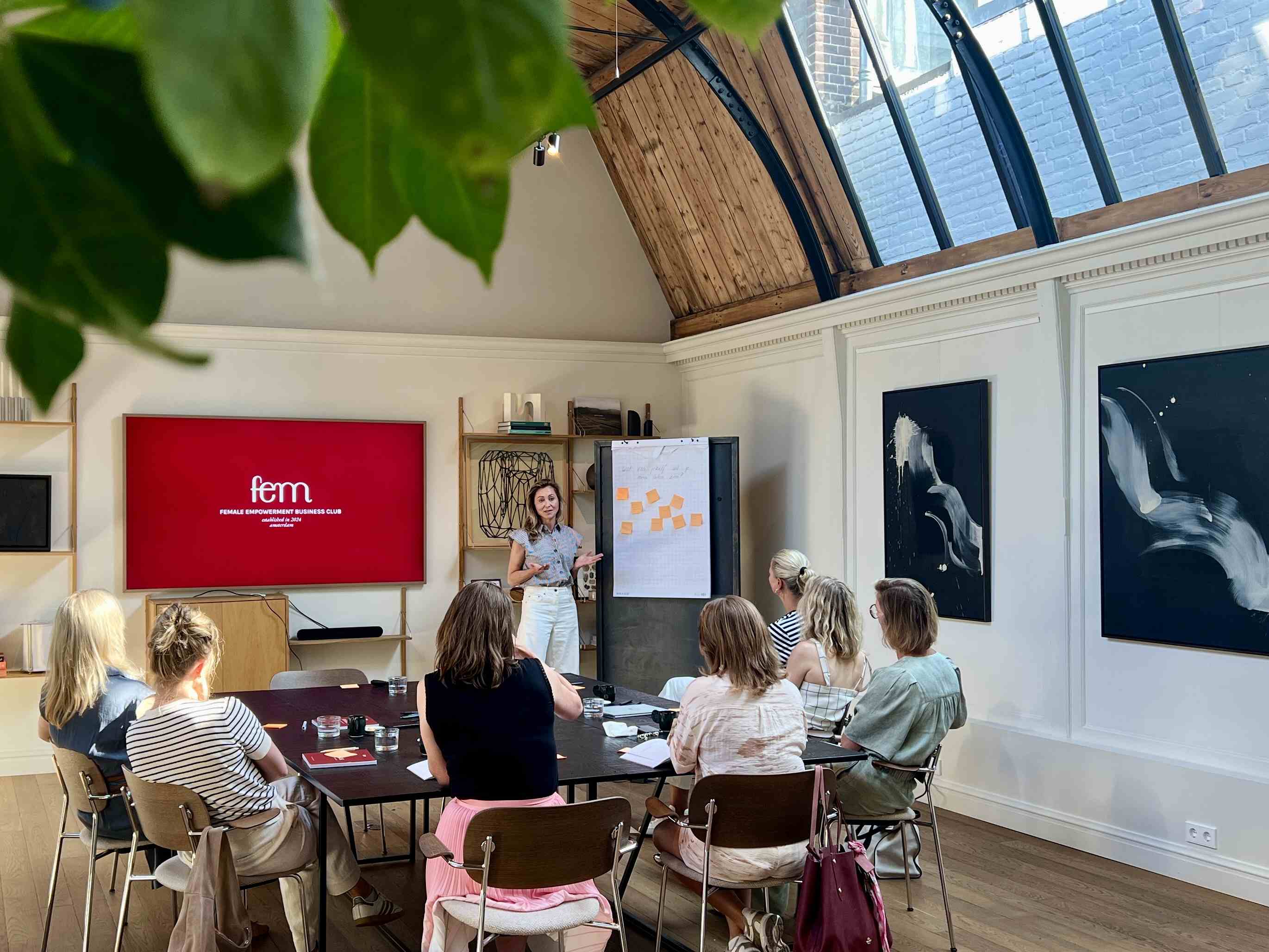 FEM Business Club workshop sessie met experts